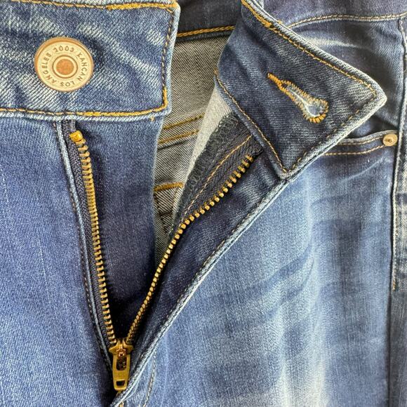 KanCan Cotton Blend Medium Wash Mildly Distressed High Rise Skinny Jeans Size 30 - Picture 4 of 7